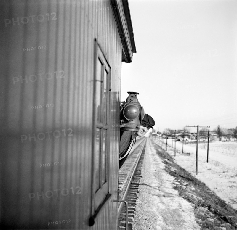 Conductor during Freight Train Operations on Chicago and North Western Railroad between Chicago