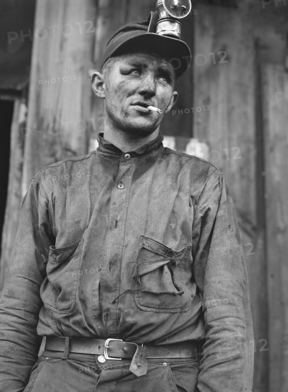 Miner at Dougherty's mine