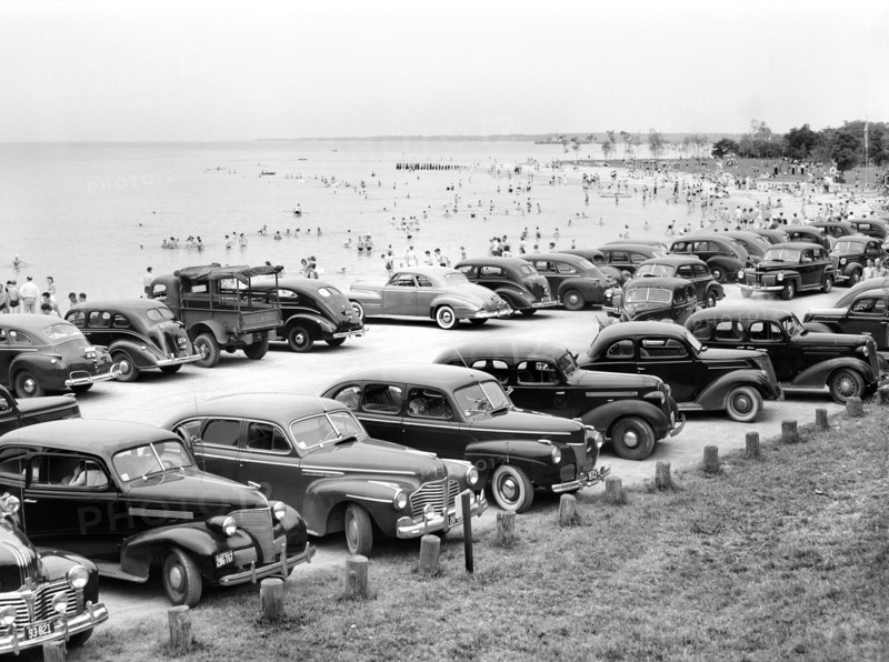 Parked Cars at Beach