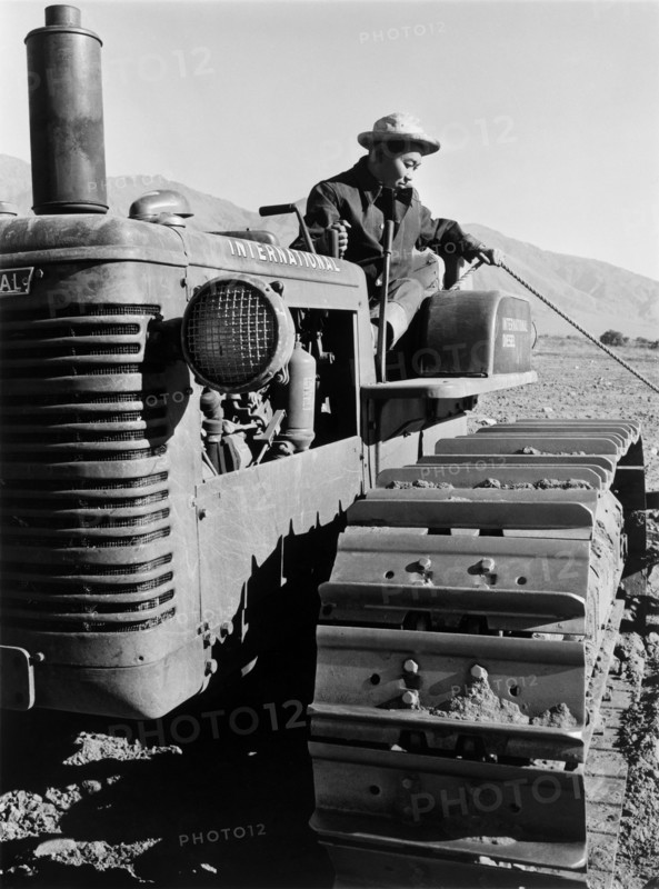 Benji Iguchi driving Tractor