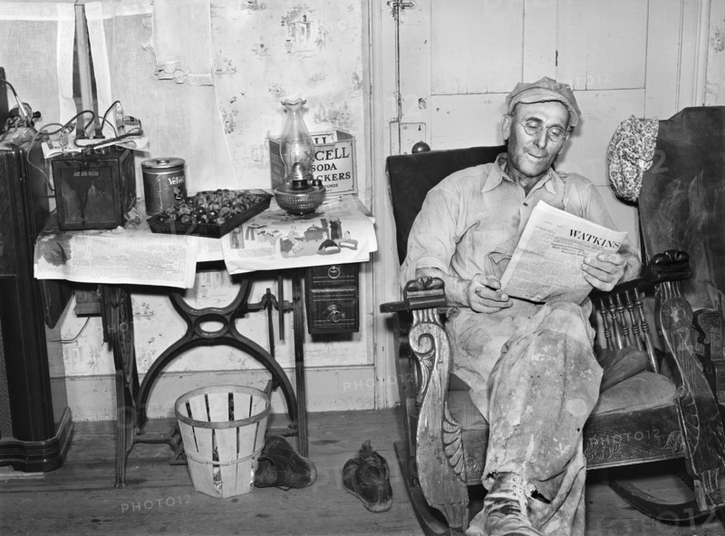 man, reading, leisure, farmer, historical,