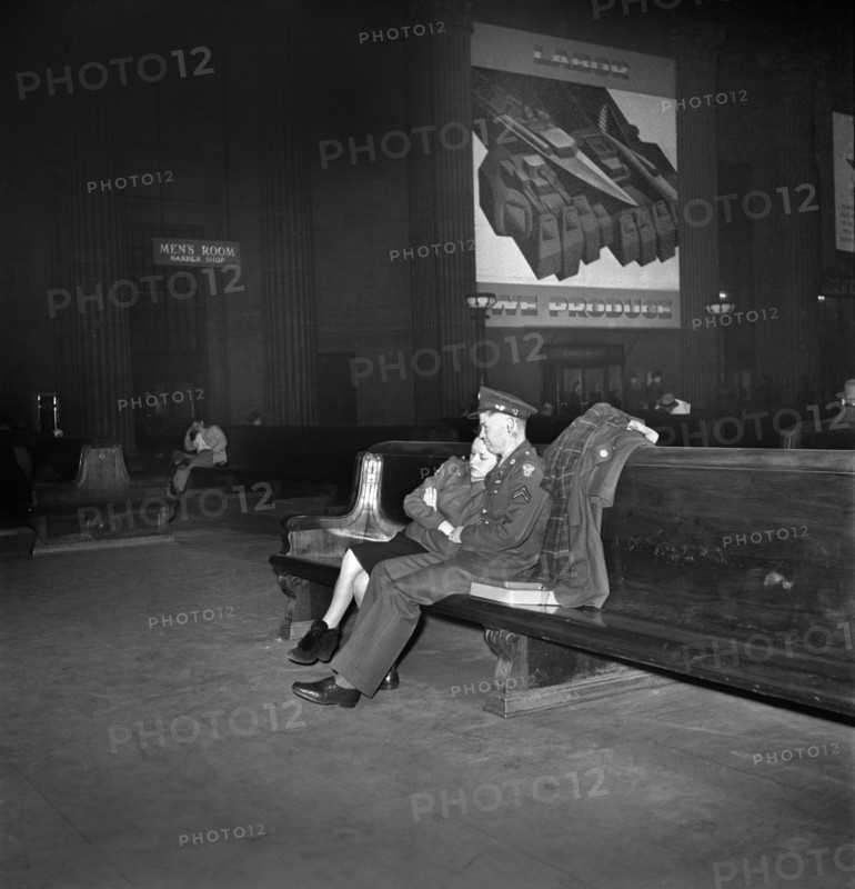 World War II, travel, soldier, Union Station, historical,