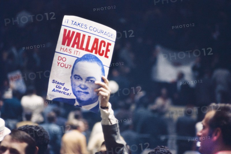 politics, George Wallace, political rally, presidential election, historical,