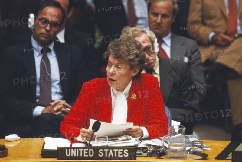 Jeane Kirkpatrick, politics, government, United Nations, historical,