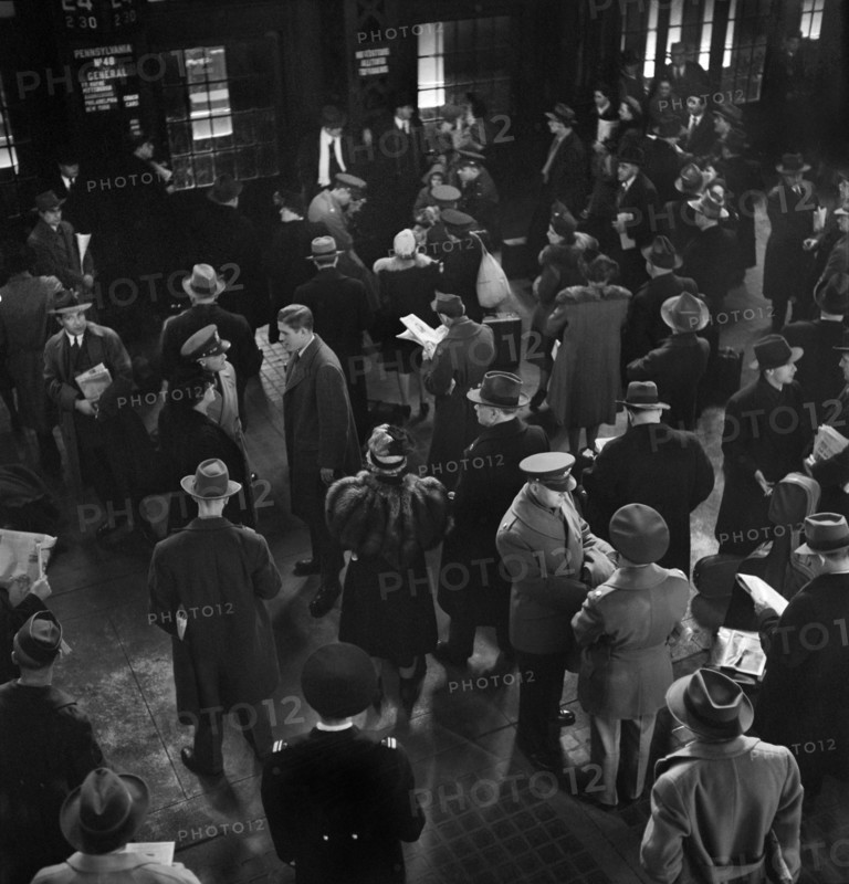 Passengers waiting for Trains