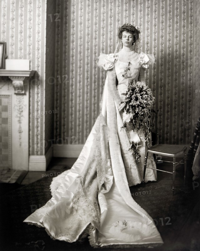 Eleanor Roosevelt on her Wedding Day