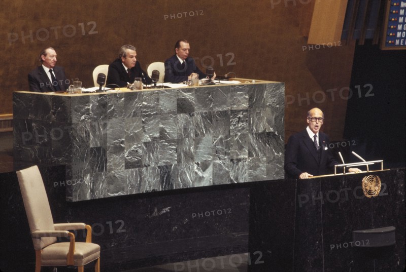 French President Valery Giscard d'Estaing