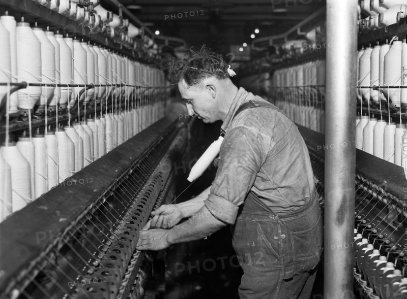Worker at Mary-Leila Cotton Mill