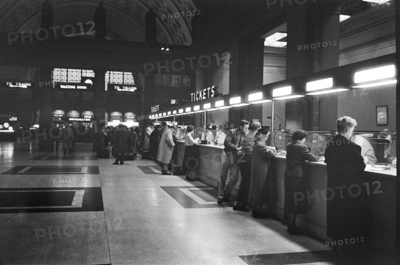 Passengers at Ticket Counter