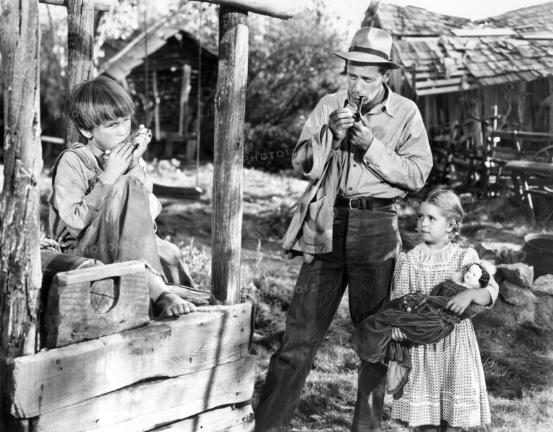 William Holden  with children