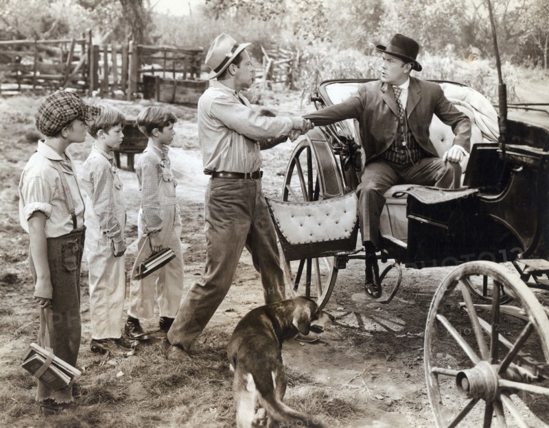 William Holden (left