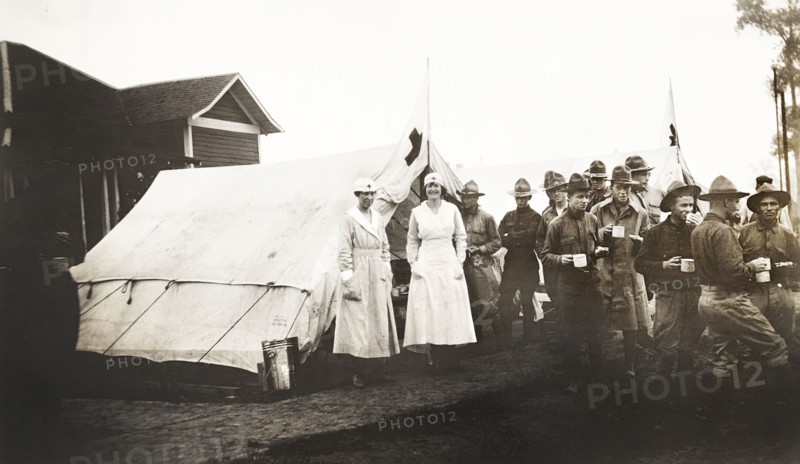 Two American Red Cross Canteen Workers