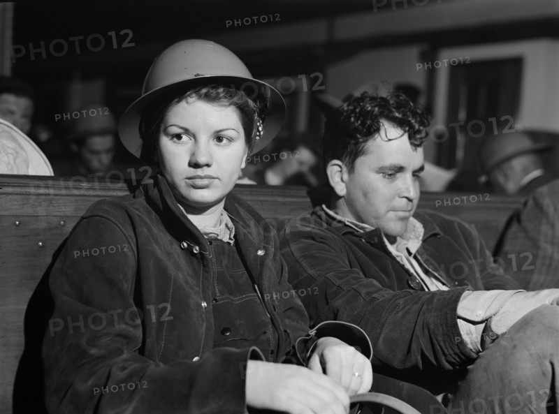 Two Shipyard Workers leaving Richmond