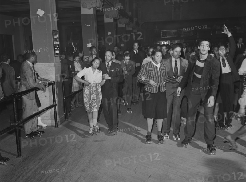 People Roller Skating
