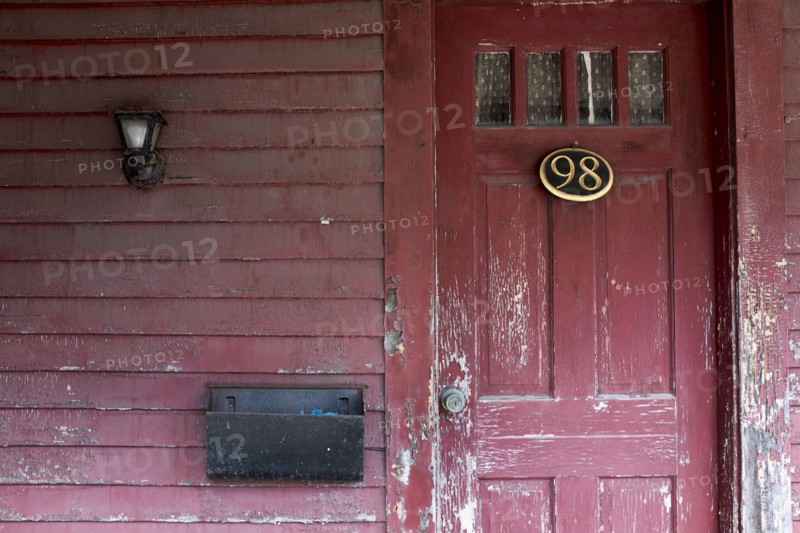 Entrance to Dilapidated House