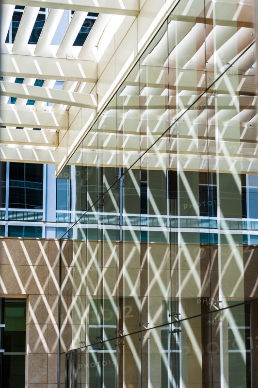 Abstract Reflections of Office Building