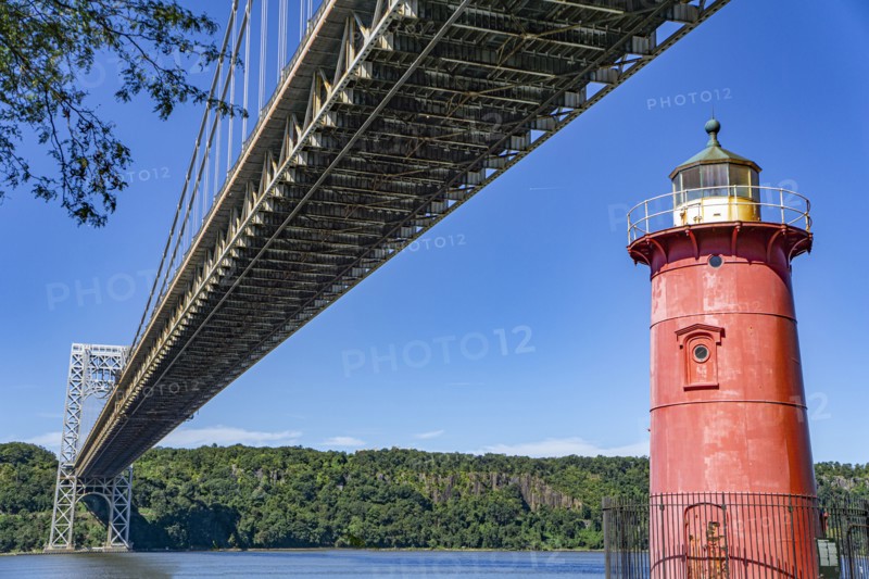 George Washington Bridge and Red Light House