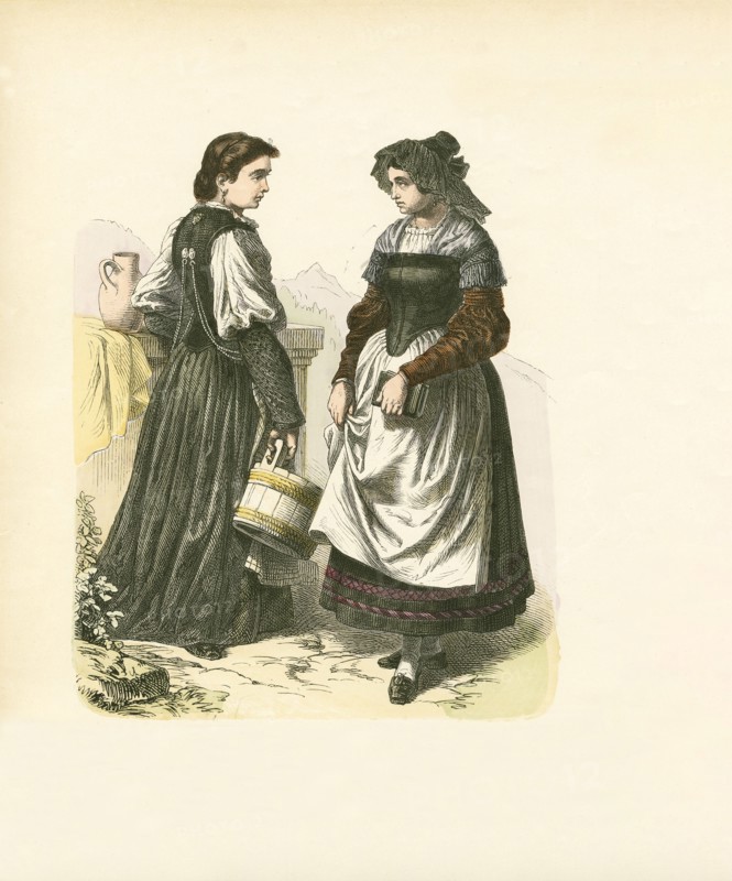 Swiss Folk Dress