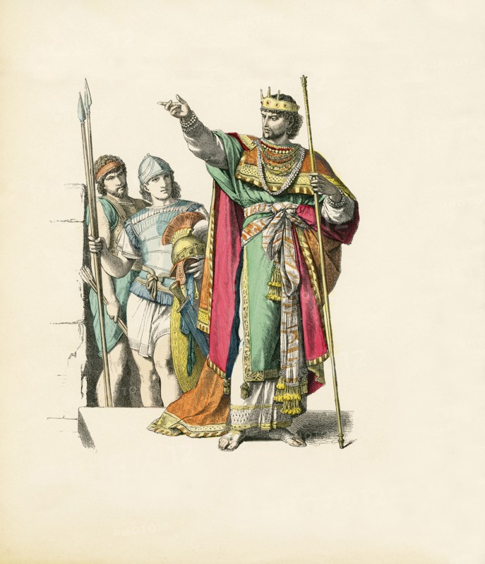 Jewish King with Soldiers