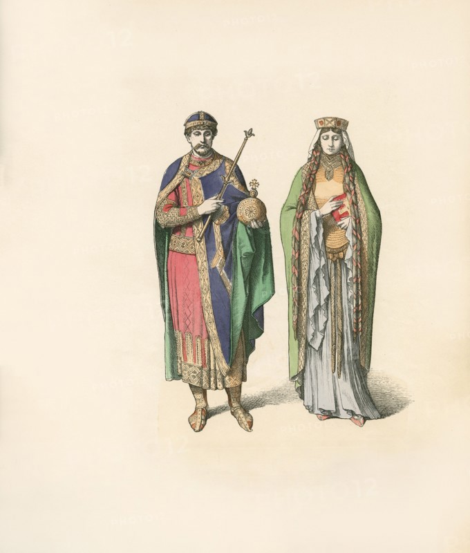 Frankish King and Queen