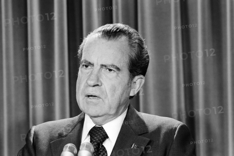 U.S. President Richard Nixon during Press Conference