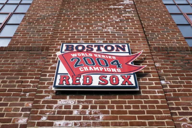 Plaque commemorating Boston Red Sox 2004 World Series Championship