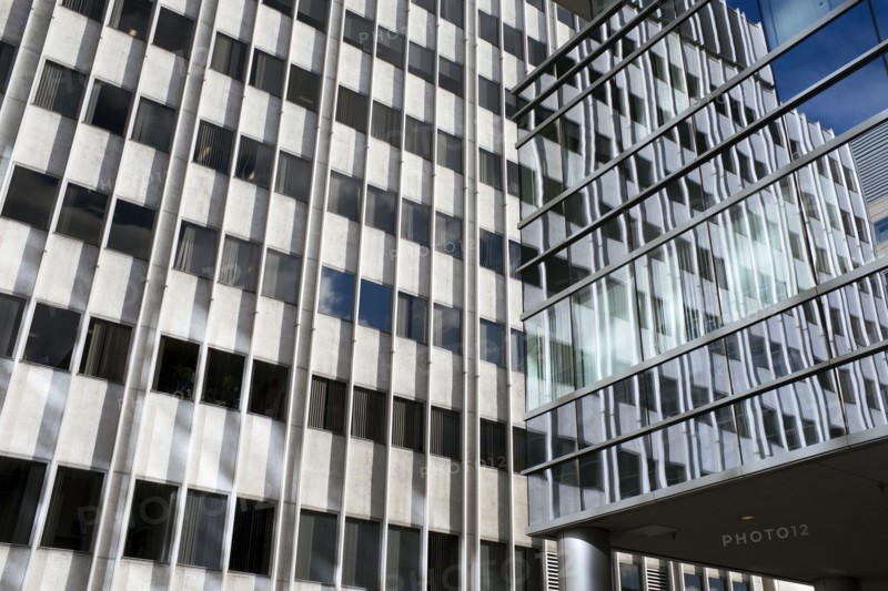 Two Modern Office Buildings