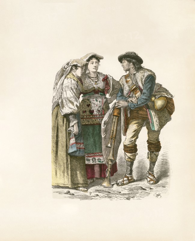 Italian Folk Dress