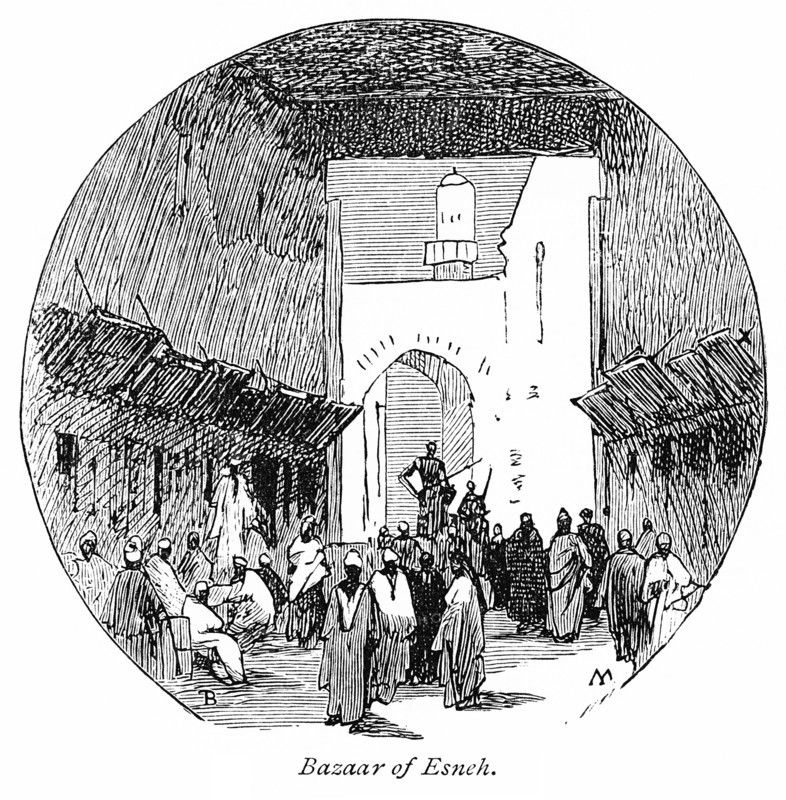 Bazaar of Esneh (Esna)