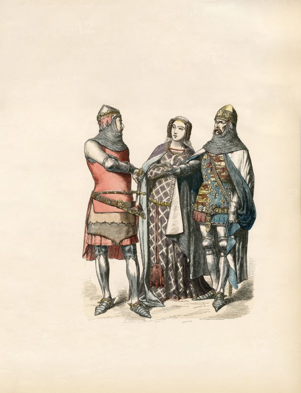 Knights and Noblewoman (1330-1370)
