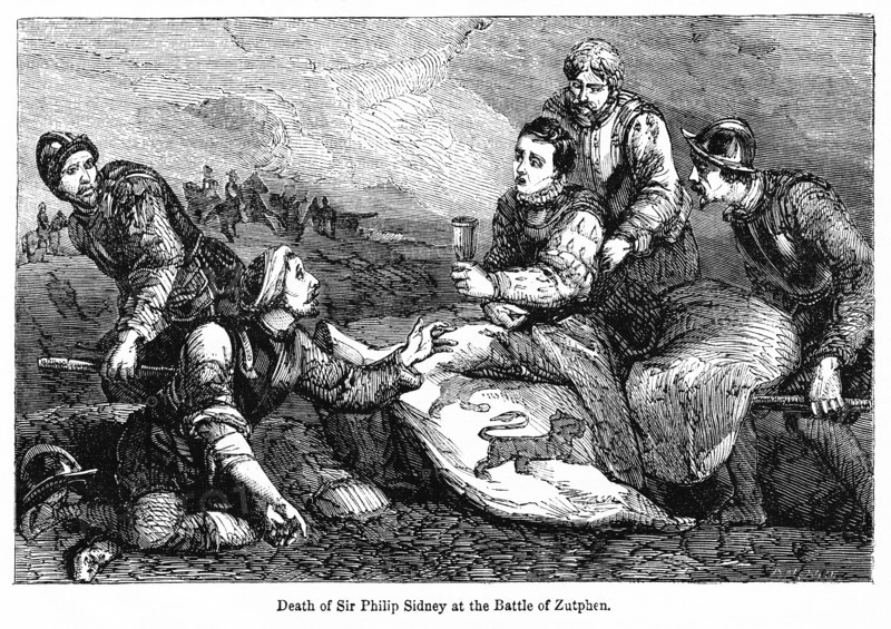Death of Sir Philip Sidney at the Battle of Zutphen