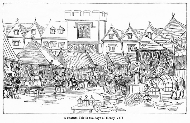 A Statute Fair in the days of Henry VIII