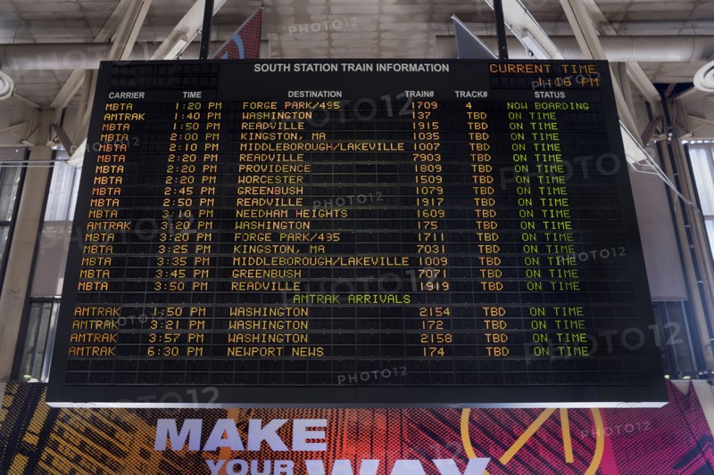 Train Station Digital Information Board