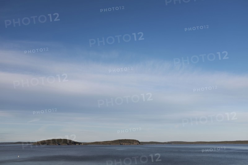 Early Morning View of Two Islands and Sea