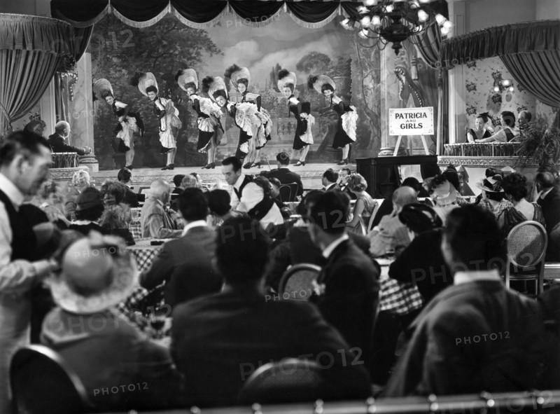 Nightclub Scene with Stage Production