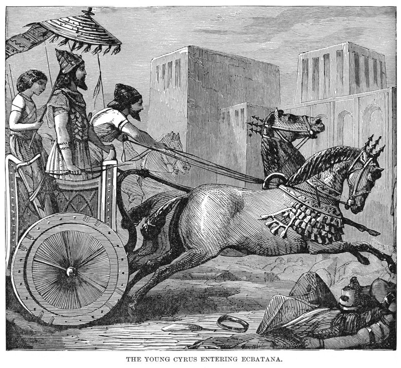 The Young Cyrus entering Ecbatana