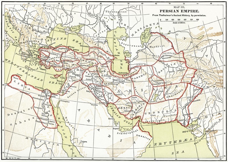 Persian Empire Map