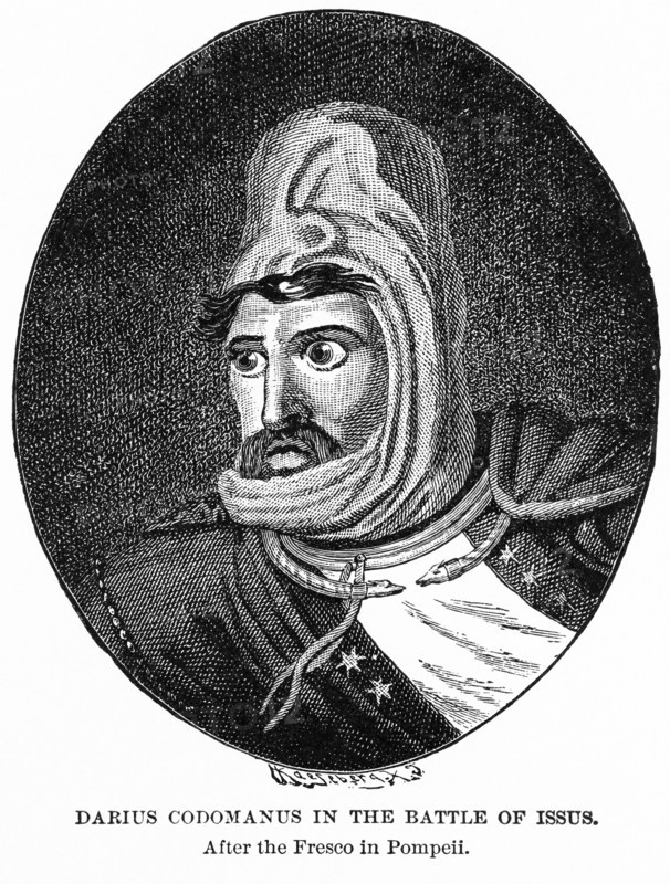 Darius Codomanus in the Battle of Issus