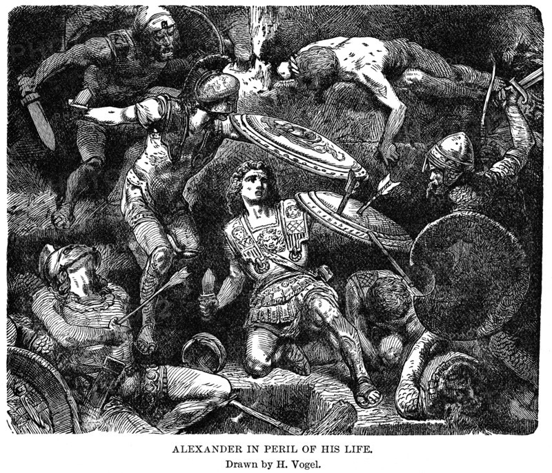 Alexander the Great in peril of his Life