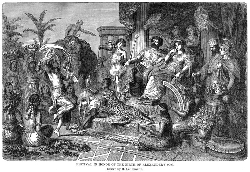 Festival in Honor of the Birth of Alexander's Son