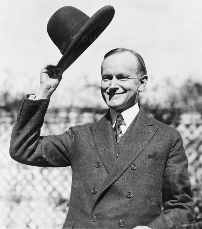 U.S. President Calvin Coolidge