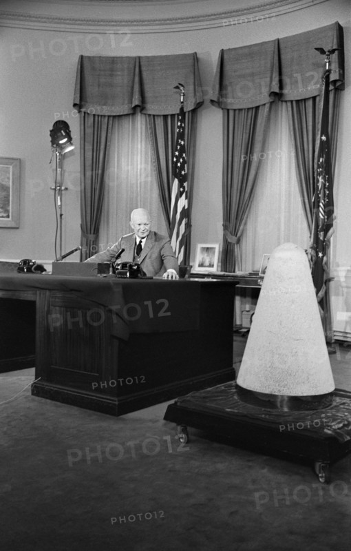 U.S. President Dwight Eisenhower Warren K. Leffler