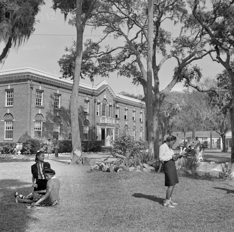 Female College Students on Campus