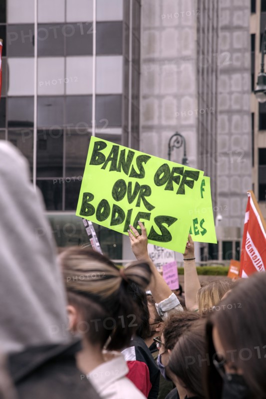 Bans off our Bodies Sign at Abortion Rights Rally