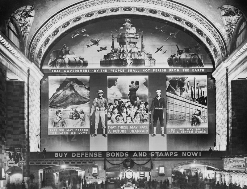 U.S. war bond mural
