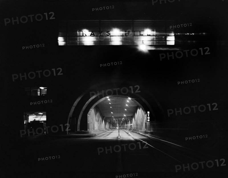 Tunnel at night