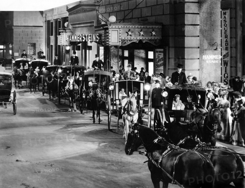 Theater Street Scene on-set of the Film