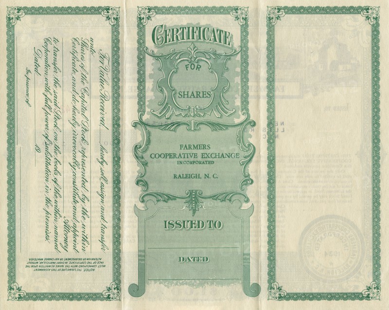 Stock Certificate