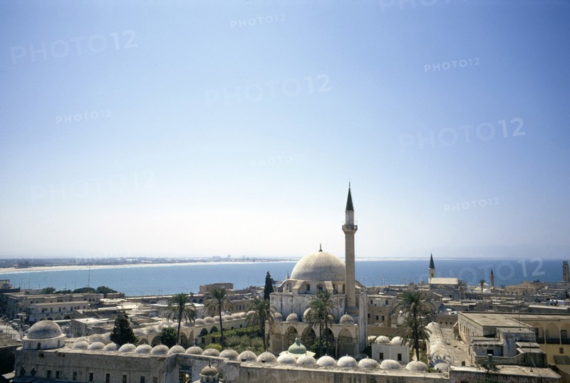 Cityscape with view to Mediterranean Sea