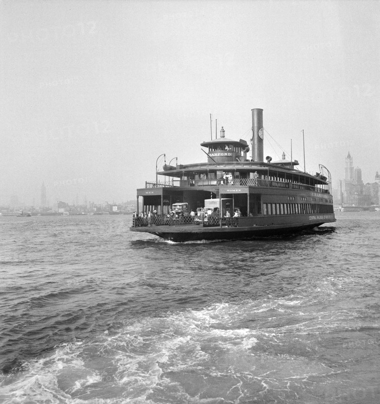 Ferry boat traveling to Hoboken